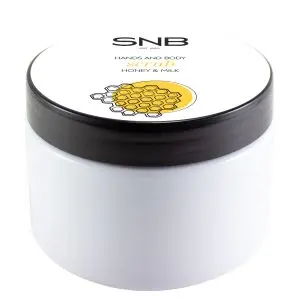 Скраб за ръце и тяло с хималайска сол МЕД и МЛЯКО SNB 300 мл, (35923458)