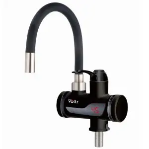 Нагревател за вода Oliver Voltz OV57100IW, За плот, 3300W, 30-60C, Гъвкав силиконов маркуч, IPX4, Черен, (21326)