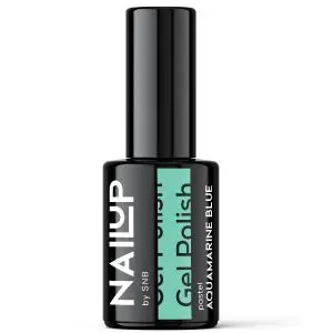 Гел лак NailUP Аквамарин синьо, 6 мл, (35945689)
