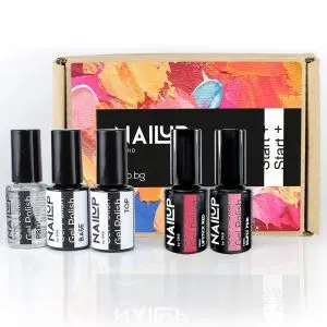 Базов комплект гел лак NAILUP, NUS004, (35923000)