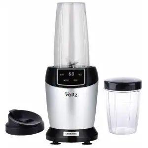 Нутри блендер Oliver Voltz OV51162FS, 1200W, 2 чаши, 1 L/800 мл, Без BPA, LED дисплей, Сребрист, (35949873)