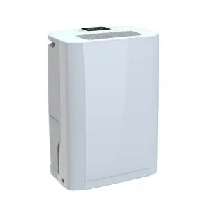 Обезвлажнител Crown CDH-10LBW, 290 W, 10л/ден, 130м3/h, Карбонов и прахов филтър, Бял, (17772)