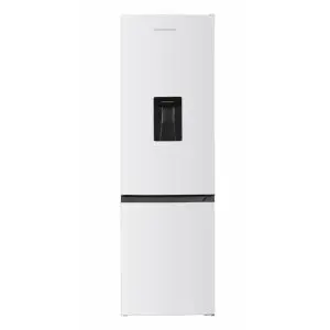 Хладилник с фризер HEINNER HC-HM260WDE++, 260 L, Диспенсър за вода, LED осветление, Реверсивна врата, Бял, (21343)