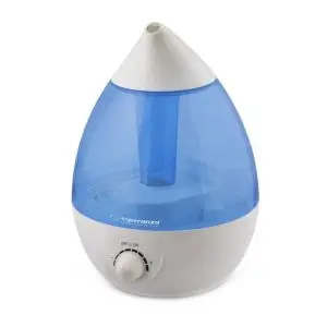 Овлажнител за въздух Esperanza EHA005, 25W, 2.6 л, 3 нива, 300 мл/ч, 40 кв/м., Бял/син, (9999EHA005)