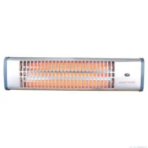 Печка за баня Rosberg R51972B, 1200W, Кварц, 3 тръби, 3 нива, IPX4, Сребрист, (555R51972B)