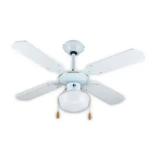 Вентилатор за таван с лампа SAPIR SP 1760 4C1L, 50W, 106 см, 3 степени, Бял