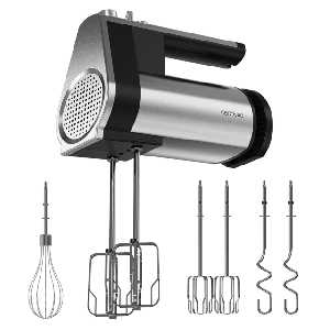 Миксер Cecotec PowerTwist 500 Full Steel, 500W, инокс/черен, (19167)