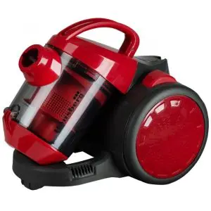 Прахосмукачка без торба Hausberg HB-2090RS, Циклонна, 700 W, 1.5 L, HEPA, Червен, (12991)
