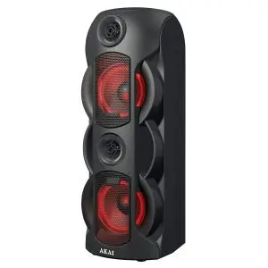 Преносима тонколона AKAI PARTY SPEAKER 370, Мощност 60W, Bluetooth, Черен (22168)