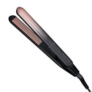 Преса за коса Remington S5305 Rose Shimmer, 150-230C, Керамични плочи Advanced Ceramic, Турбо система, Черен/Розов, (35922521)