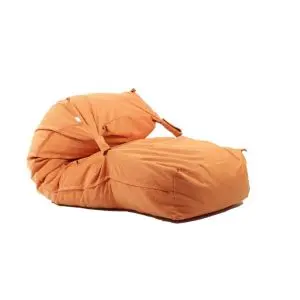 Пуф Pufrelax легло, Yoga XL, Sunrise, Гама Premium Rustic, Перящ се калъф, Пълнеж с микс от мемори пяна