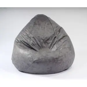 Калъф за пуф круша, 320л., Nirvana Grande - Smoke Grey, (Не съдържа пълнеж), Гама Premium, 8638