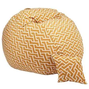 Комплект Барбарон и декоративна възглавница 600л. King Size, Zippity Orange, Перящ се калъф, Пълнеж с микс от мемори пяна и дунапрен, Гама Premium, (PUF-M-KP-PT-ZIO)
