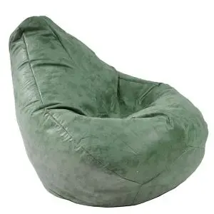 Пуф круша 220л. Nirvana Hobbit - Silver Garden, Перящ се калъф, Пълнеж от полистиролни перли, Гама Premium, 8926