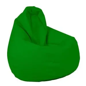 Пуф, круша, 220л., Nirvana Hobbit - Teteron Green, За открито, Перящ се калъф, Пълнеж от Полистиролни перли