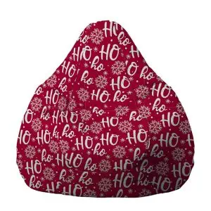 Пуф, круша, 220л., Nirvana Hobbit, HOHOHO, Водоустойчив, Перящ се калъф, Пълнеж от Полистиролни перли, принт, (11159)