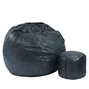 Комплект, Барбарон и табуретка за крака, 700л., King Size, Before Dawn, Перящ се калъф, Трансформира се в легло, Пълнеж с микс от мемори пяна и дунапрен, Гама Premium, 8445