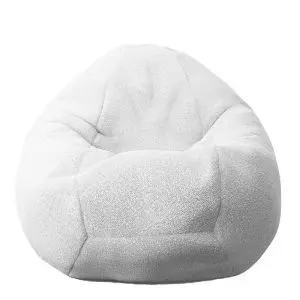 Пуф, круша, 520л., Nirvana Gigant - Snowflake, Перящ се калъф, Пълнеж от полистиролни перли, Гама Plush Honey, 8094