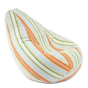 Пуф, круша за деца 4-14 г.,160л. Nirvana Light - Summer breeze, Перящ се калъф, Пълнеж от Полистиролни перли, Гама Premium