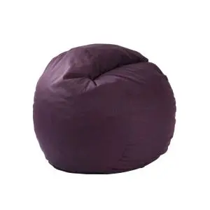 Пуф Pufrelax, тип барбарон Размер L, King Size - Fancy Purple., Гама Premium, Перящ се текстилен калъф, Трансформира се в легло, Пълнеж с микс от мемори пяна и дунапрен