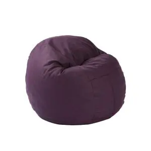 Пуф Pufrelax, фотьойл тип барбарон, Размер M, Matusalem - Fancy Purple, Гама Premium, Перящ се текстилен калъф, Подходящ за деца от 5 - 18 год, Пълнеж с микс от мемори пяна и дунапрен