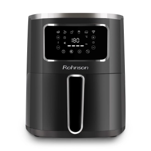 Фритюрник AirFryer Rohnson R-2802, 1450W, 5 литра, черен, (16911)