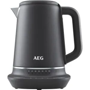 Електрическа канa AEG GOURMET K7-1-6BP, 1.7 L, 2400W, Контрол на температурата, Перлено черна, (22029)