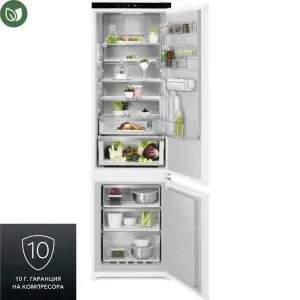 Хладилник с фризер за вграждане 8000 COOLING 360° 188.4 см AEG NSC8M191DS, (21903)