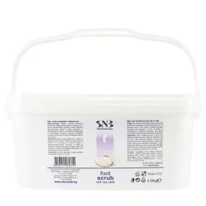 Скраб за педикюр SNB с морска сол, 3.5 кг, PSN112, (35924045)