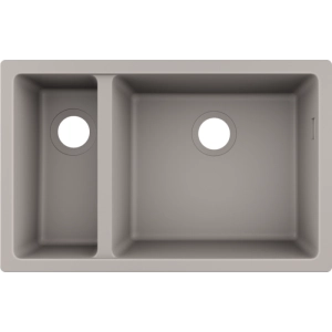 Кухненска мивка за монтаж под плот hansgrohe S510-U635-Concretegrey, (21938)