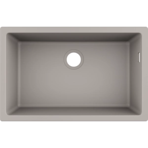Кухненска мивка за монтаж под плот hansgrohe S510-U660-Concretegrey, (21930)