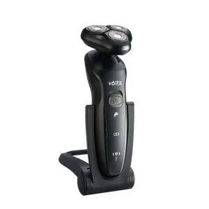 Самобръсначка Voltz V51814A, IPX4, 8500 оборота, 3 глави, USB зареждане, Черен, (555V51814A)