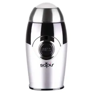 Кафемелачка ZEPHYR ZP 1172 B, 200W, 50 гр, Сребрист/черен
