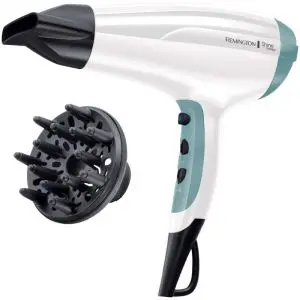 Сешоар Remington D5216, 2300W, Йонизираща функция, 2 скорости, 3 темп, Дифузер/концентратор, Бял, (35946389)