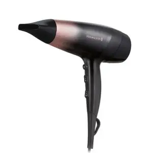 Сешоар Remington D5305 Rose Shimmer, 2200W, Йонизация, 110 км/ч струя, Cool Shot, Черен/Розов, (35922520)