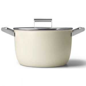 Тенджера SMEG CKFC2611CRM, 50s Style, Диаметър 26 см., Обем 7.7 л., (20037)