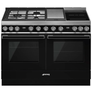 Готварска печка SMEG CPF120IGMPBL, Серия Portofino, 120 см, 3 газови котлона, (19728)