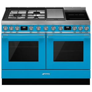 Готварска печка SMEG CPF120IGMPT, Серия Portofino, 120 см, 3 газови котлона, (19730)