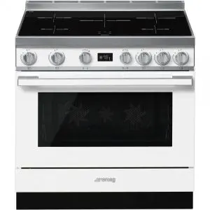 Готварска печка SMEG CPF9IPWH, Серия Portofino, 90 см, 5 индукционни котлона, (19705)