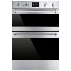 Двойна фурна за вграждане в колона SMEG DOSF6390X, Серия Classica, Енергиен клас А, (19344)