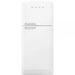 Хладилник с фризер SMEG FAB50RWH5, 50s Style, Десни панти, 80 см, (19648)
