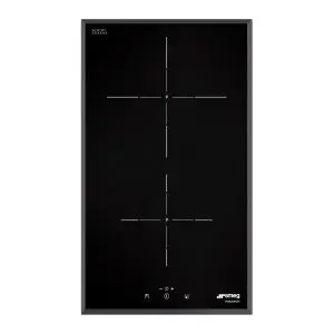 Индукционен плот SMEG SI5322B, Серия Универсален, 30 см, Скосен ръб, (19397)
