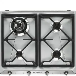 Газов плот SMEG SR964XGH, Серия Victoria, 60 см, Неръждаема стомана, (19408)