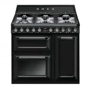 Готварска печка SMEG TR93BL, Серия Victoria, 90 см, 6 газови котлона, (19698)