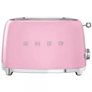 Тостер SMEG TSF01PKEU, 50s Style, 2 филии, 950W, (19830)