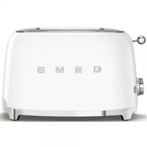 Тостер SMEG TSF01WHEU, 50s Style, 2 филии, 950W, (19867)
