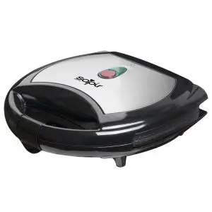 Тостер за сандвичи SAPIR SP 1442 AK, 750 W, Незалепващи грил плочи, Черен