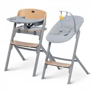 Столче за хранене KinderKraft LIVY+ шезлонг CALMEE, дърво, (15054)