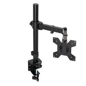 Стойка за монитор Esperanza ERW017, 10-27, За 1 монитор, VESA 75/100 mm, До 8 кг, Черен, (20749)