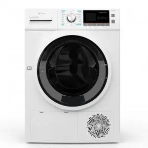 Сушилня за дрехи Tesla WT8H90M, 1000W, Термопомпа, 8 кг, 16 програми, Клас А++, Бял, (12671)